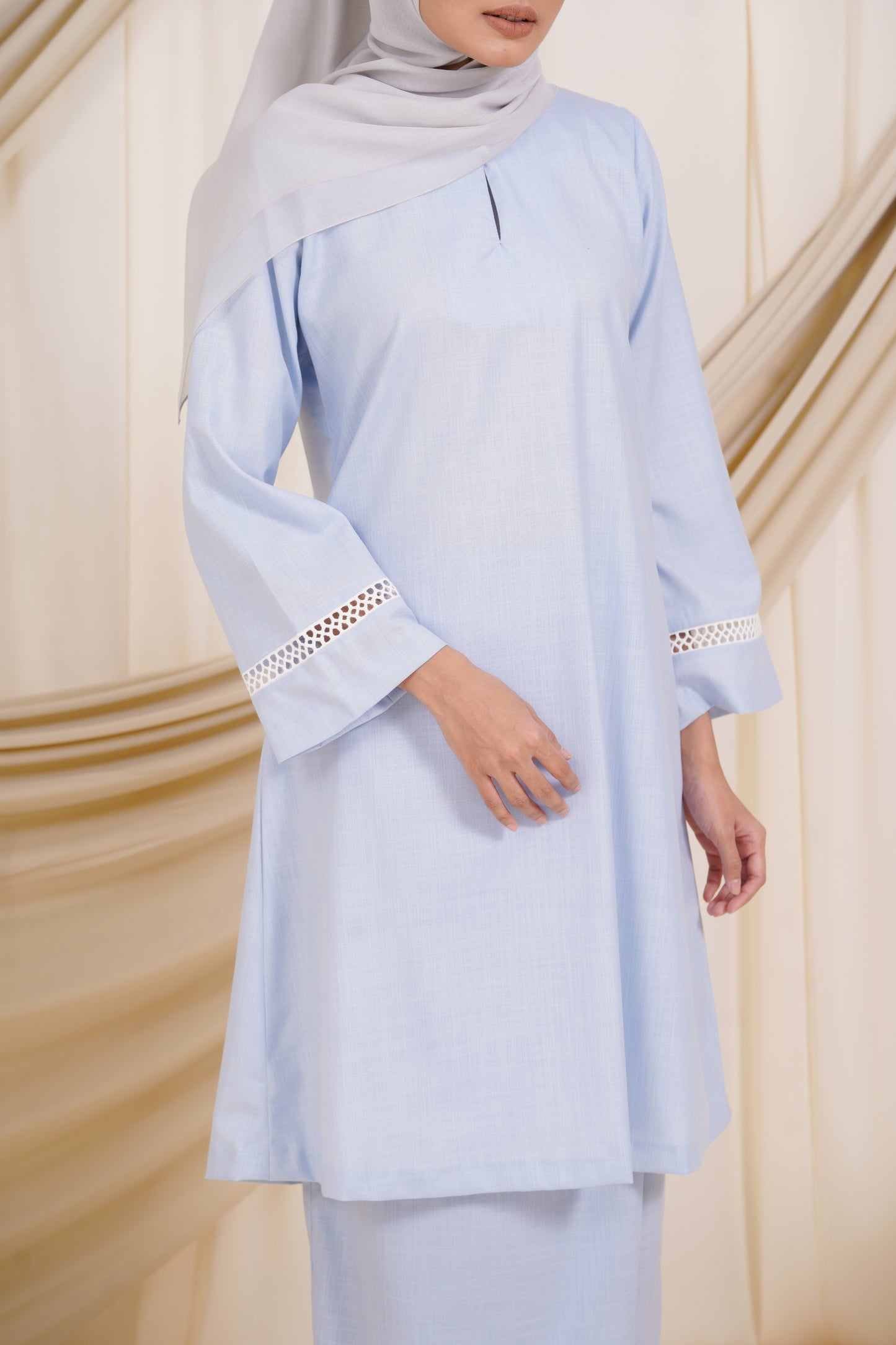 Iris Khurung in Baby Blue