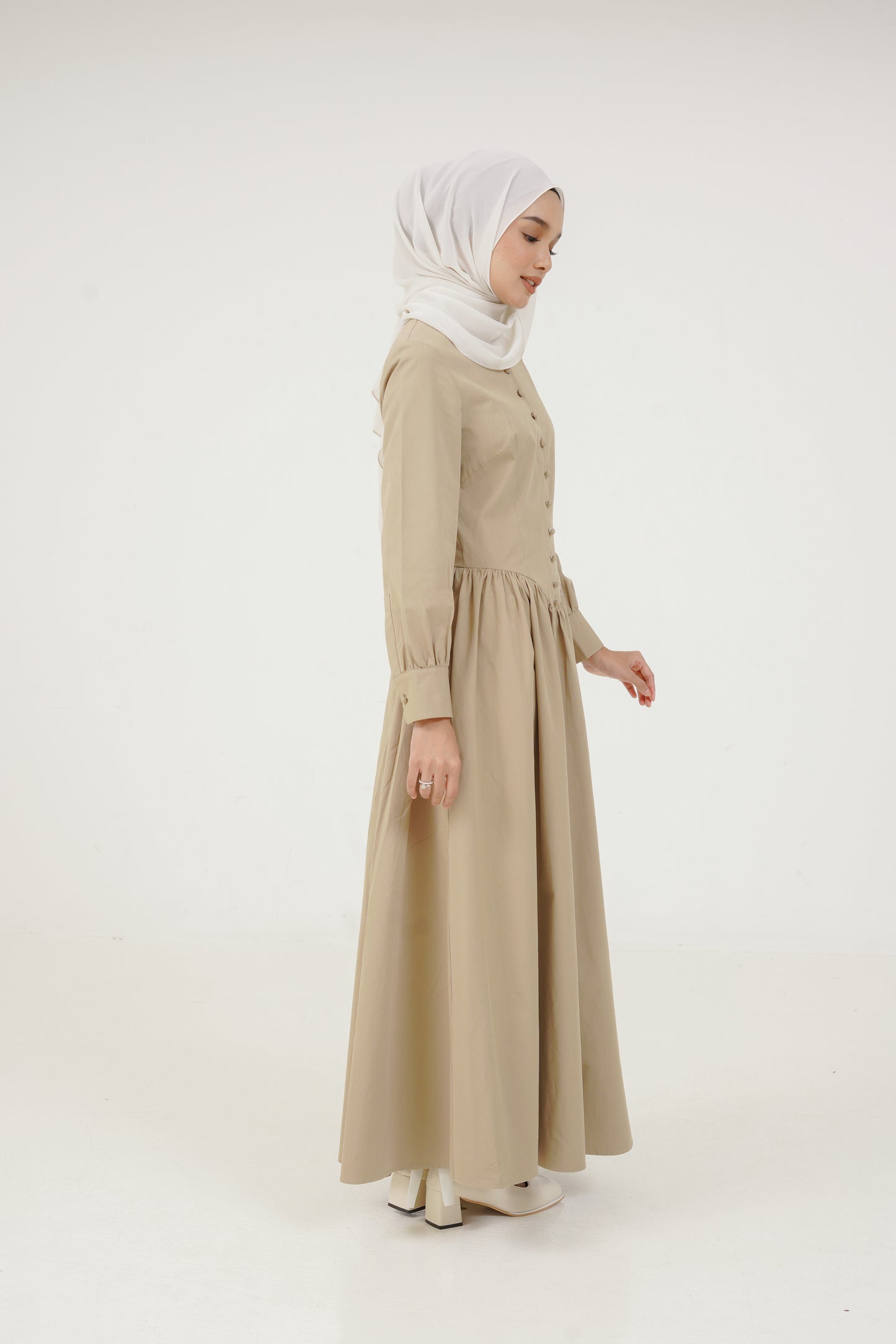 Khatherine Dress in Khaki