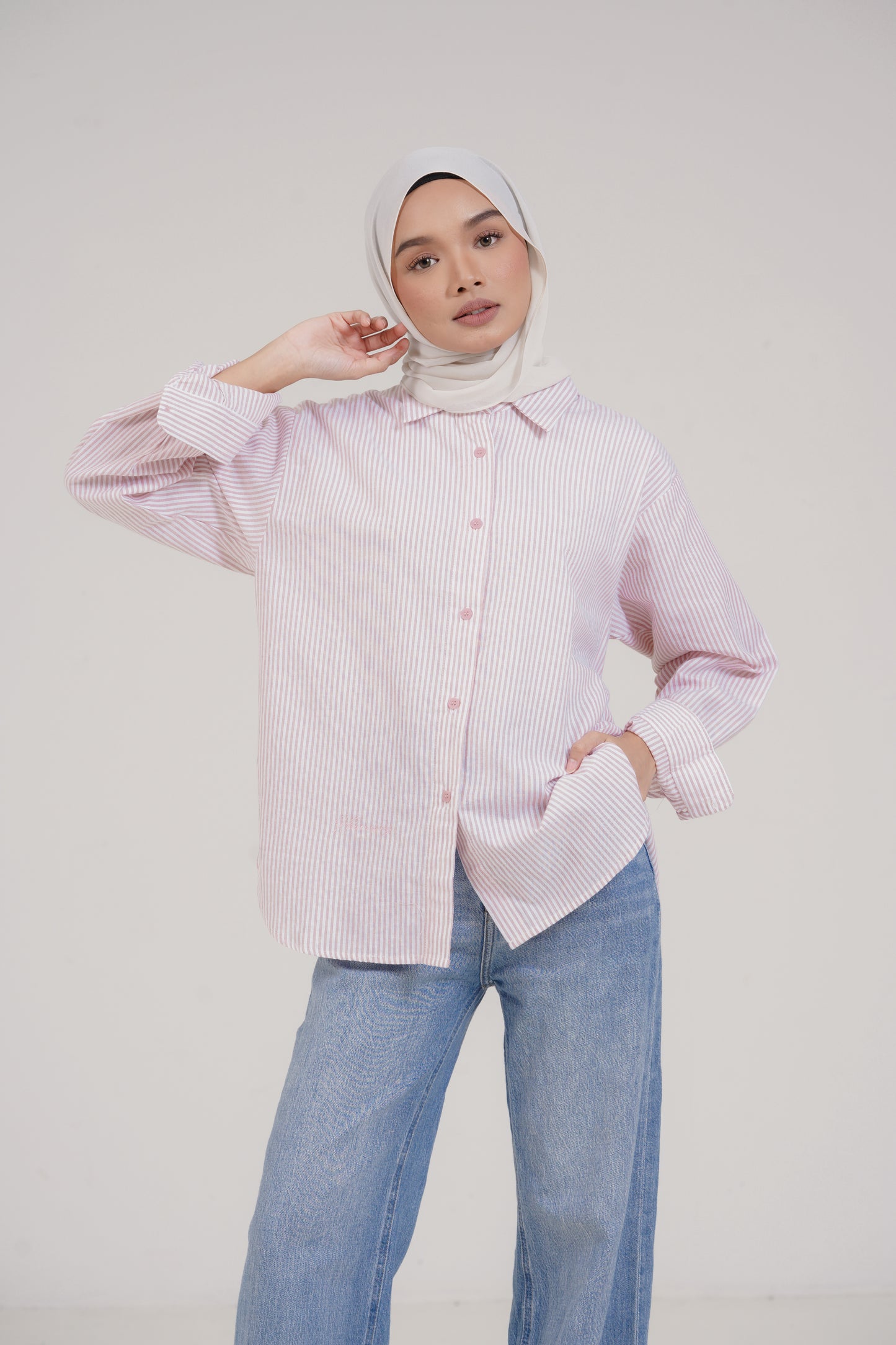 Raia Shirt in Blush