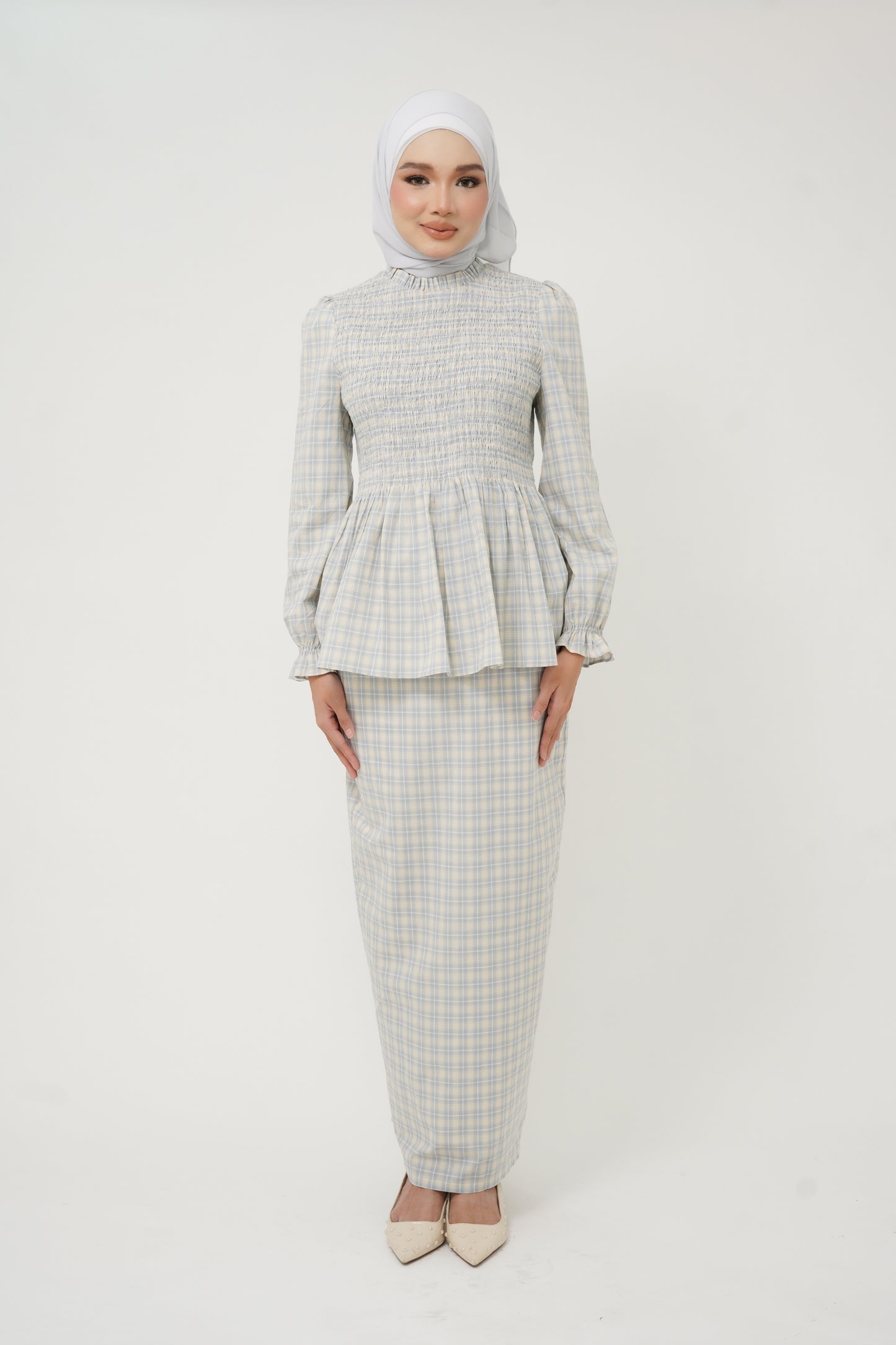 Eloise Kurung - Ash Blue
