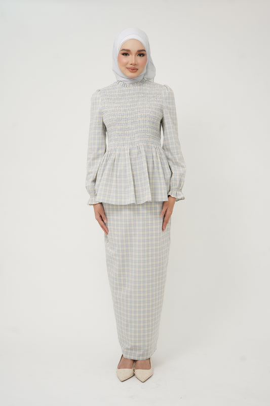 Eloise Kurung - Ash Blue