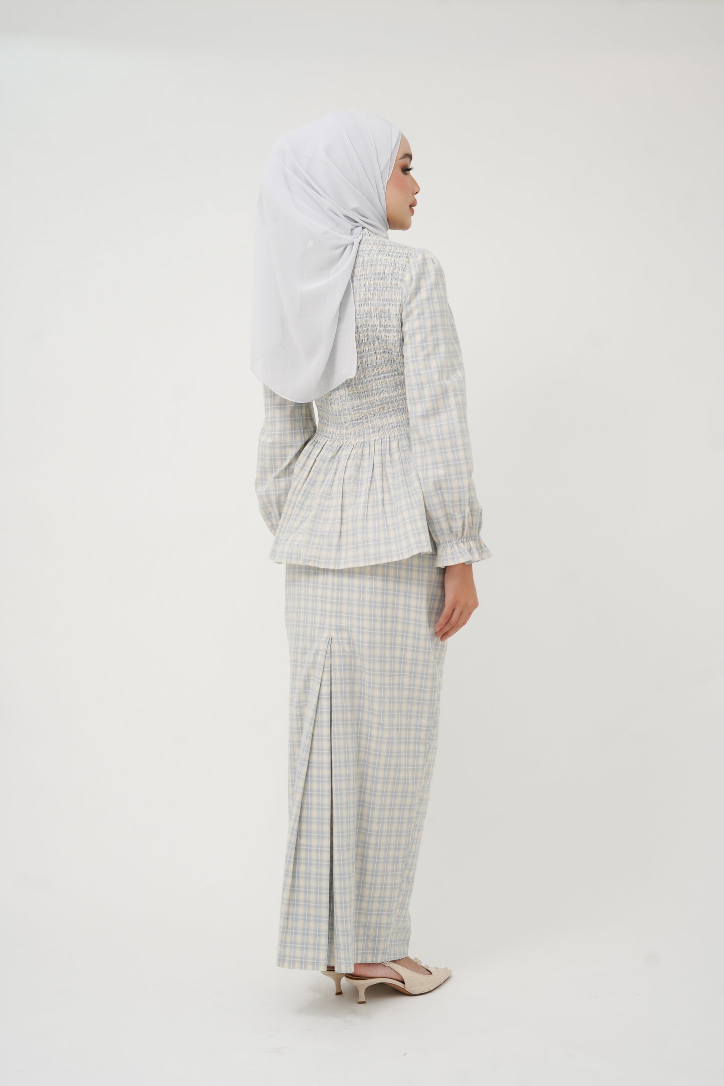 Eloise Kurung - Ash Blue