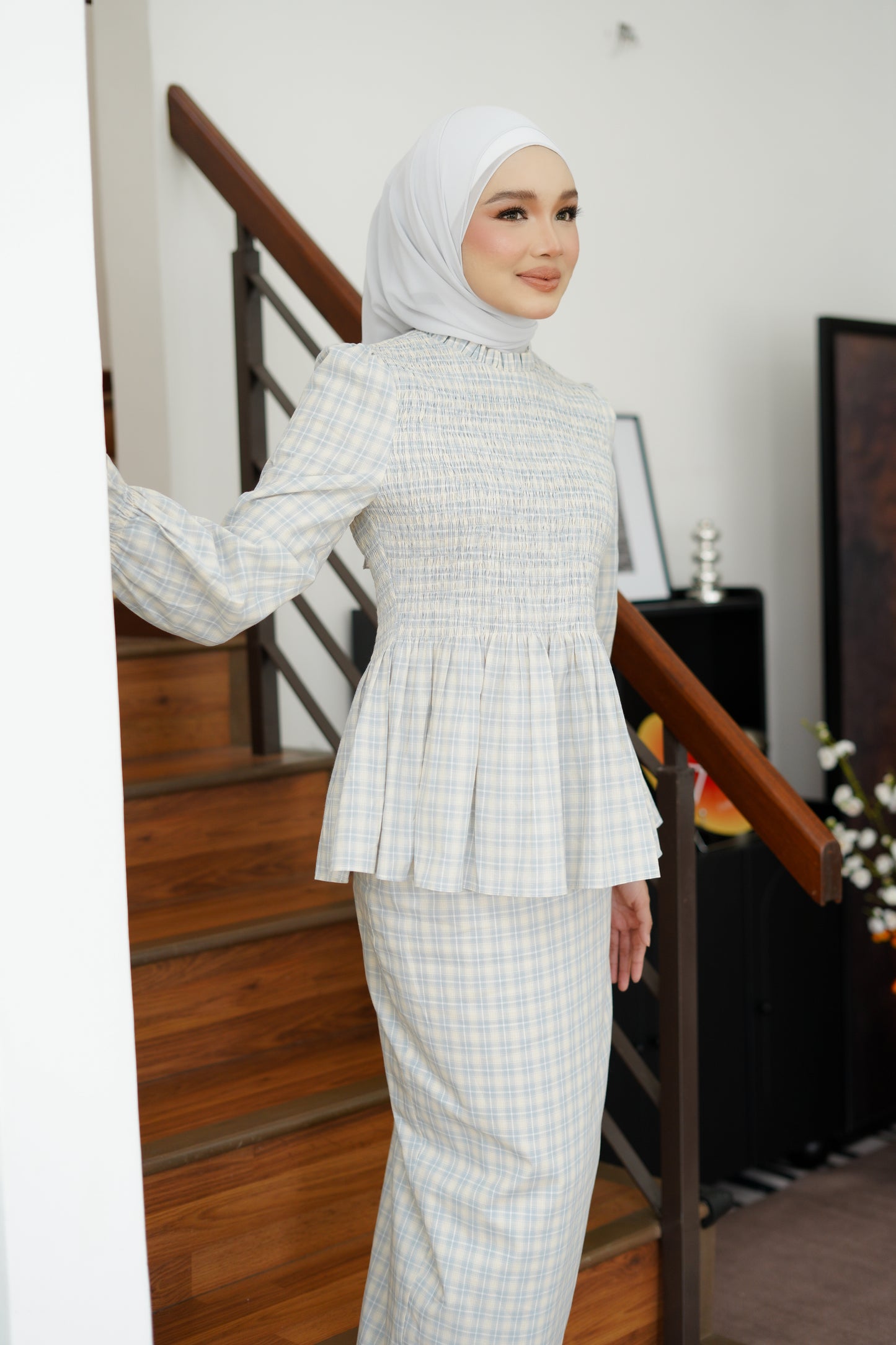 Eloise Kurung - Ash Blue