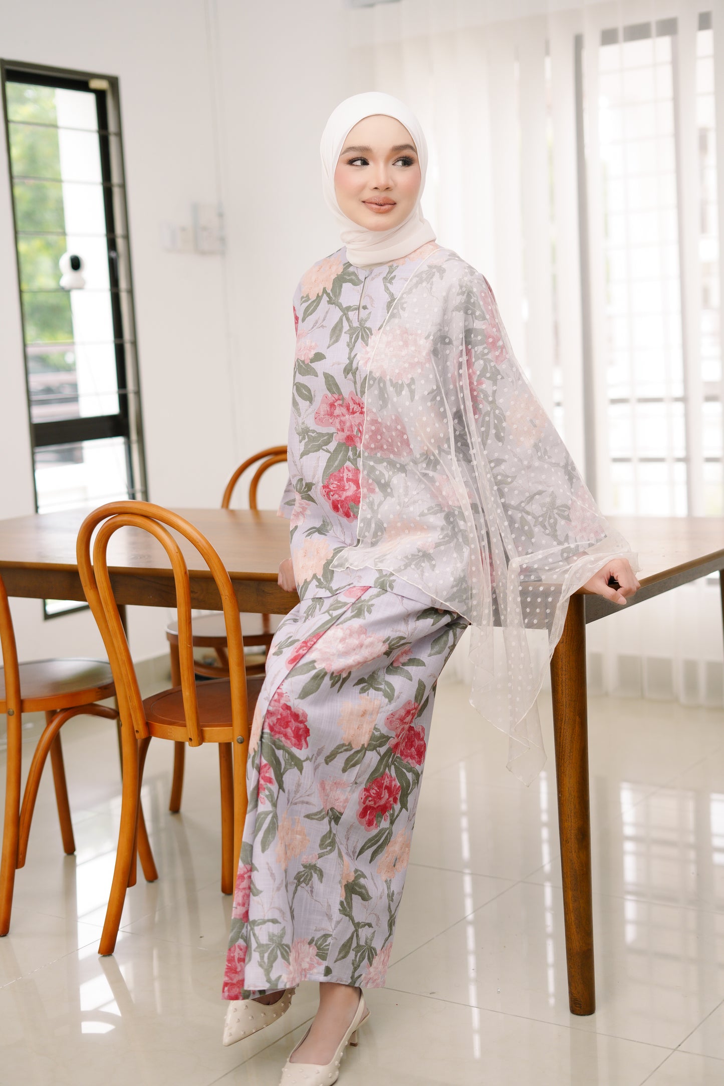 Ophelia Kurung - Diamond Blue