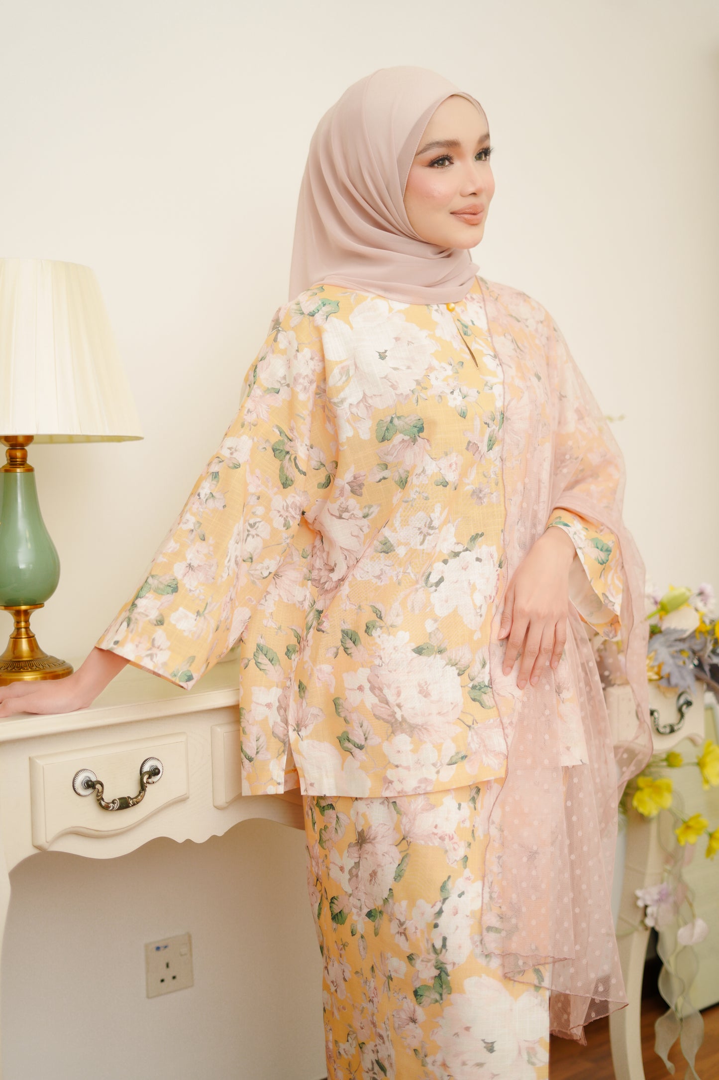 Ophelia Kurung - Yellow