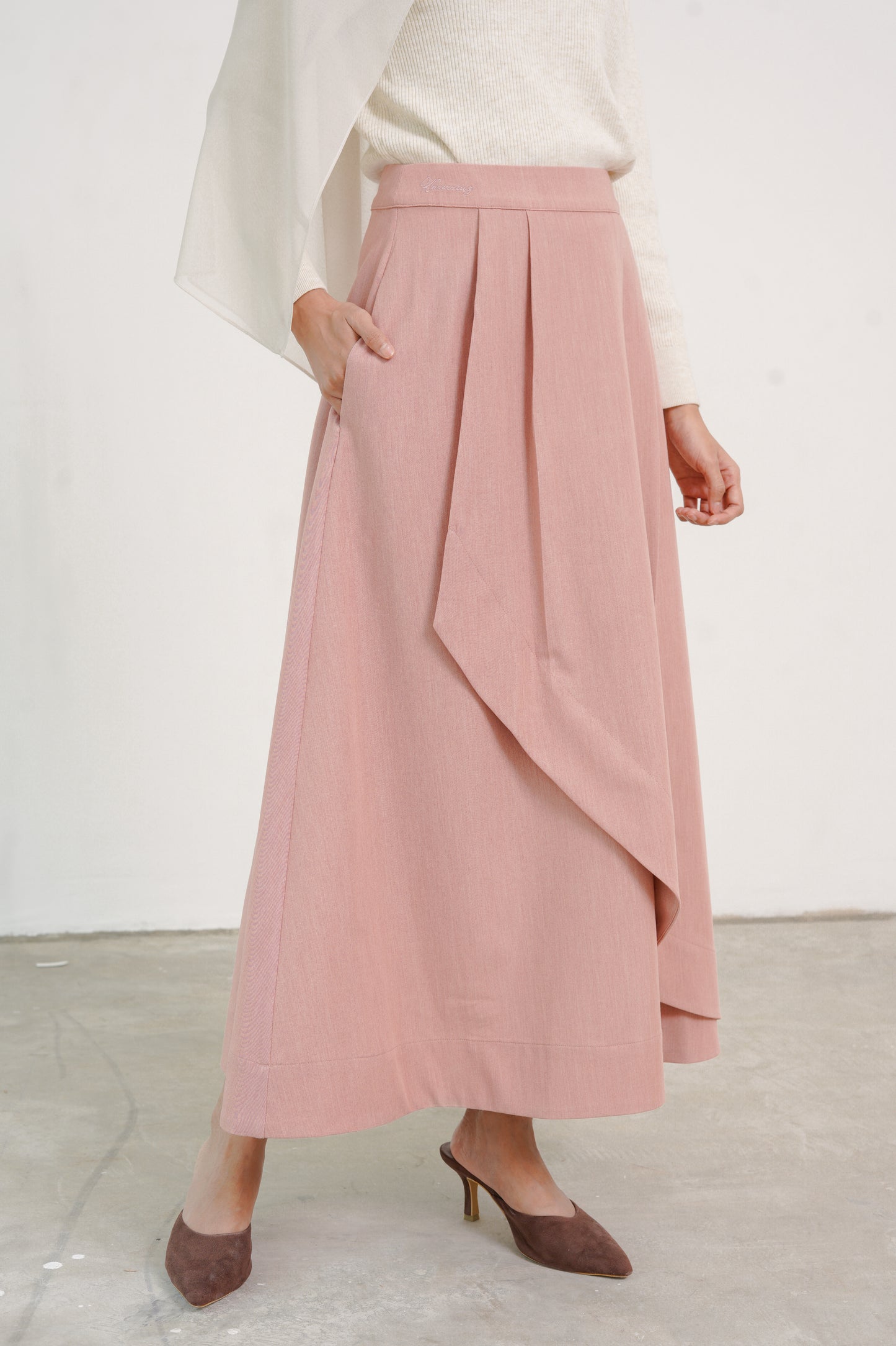 Flap Skirt in Peony